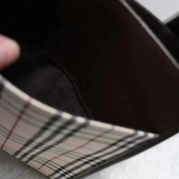 Brown Burberry House Check Canvas Crossbody Bag - Picture 13 of 16